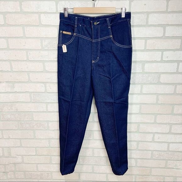 Vintage Gitano Dark Wash Ultra Hi Rise Jean D14 - Picture 1 of 8